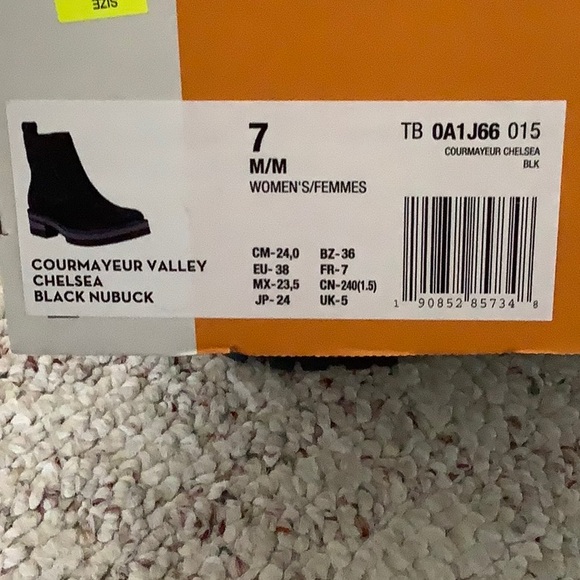 Timberland Courmayeur Valley Chelsea Boot-Sz 7 - Picture 8 of 9